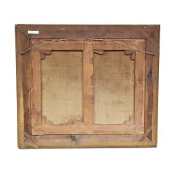 A pair of "Animated Landscape" paintings, Italian school